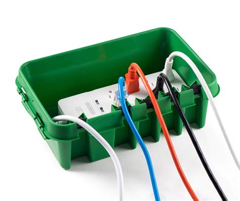 weatherproof indoor and outdoor electrical power cord connection enclosure box|waterproof box for electrical plugs.